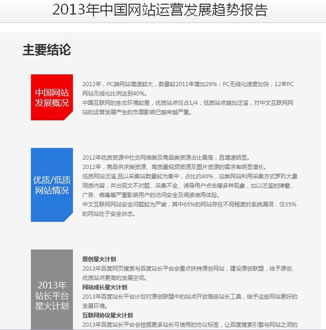2013年中國(guó)網(wǎng)站運(yùn)營(yíng)趨勢(shì)報(bào)告